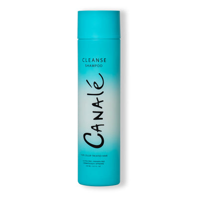 A bottle of Canale Cleanse Shampoo against a white background.